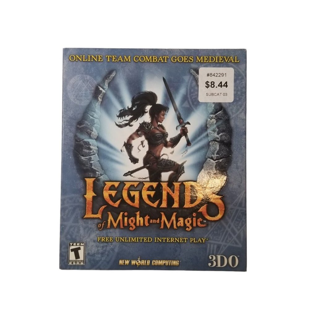 Legends of Might & Magic PC Game 3DO Video Game Big Box 2001 Medieval CD Rom
